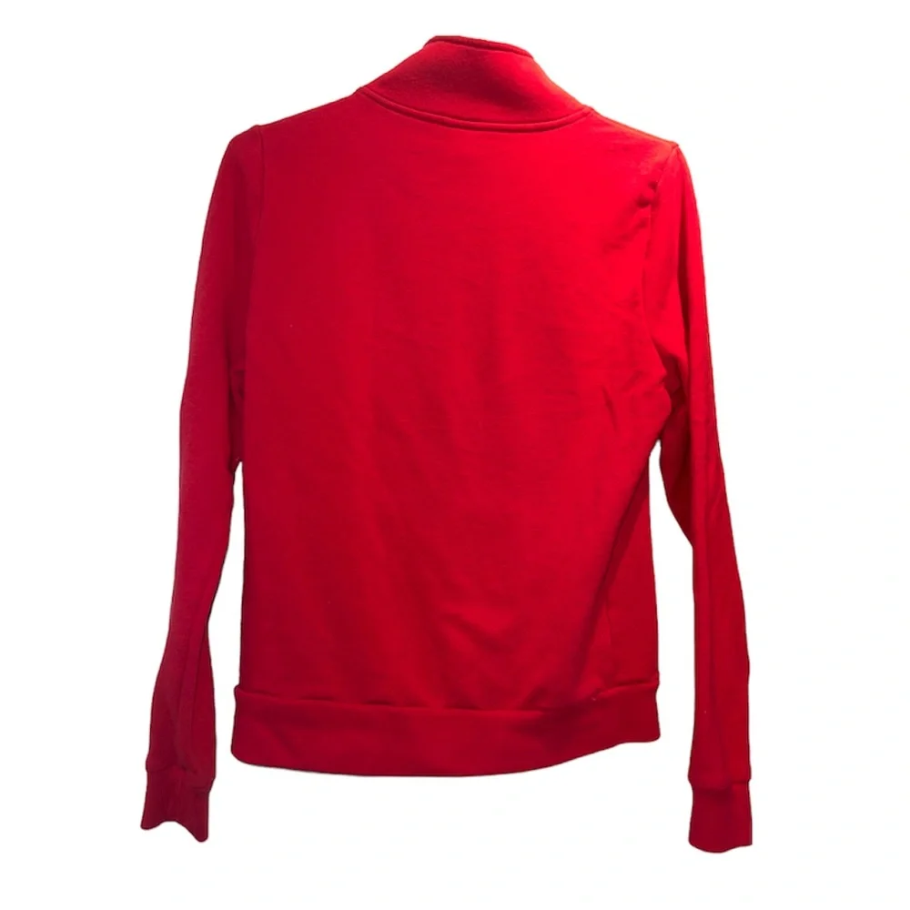 PINK victoria’s secret red (partial) zip up jacket (hoodless) - Picture 2 of 3